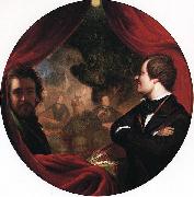 William James Hubard Mann S. Valentine and the Artist Sweden oil painting artist